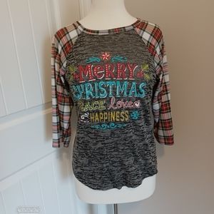 TEES 2 UR DOOR CHRISTMAS SHIRT ....#B8